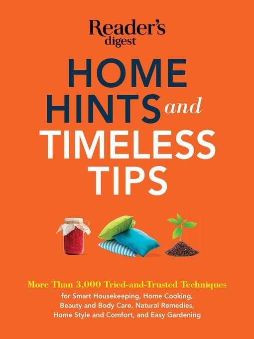Title details for Home Hints and Timeless Tips by Editors of Reader's Digest - Available